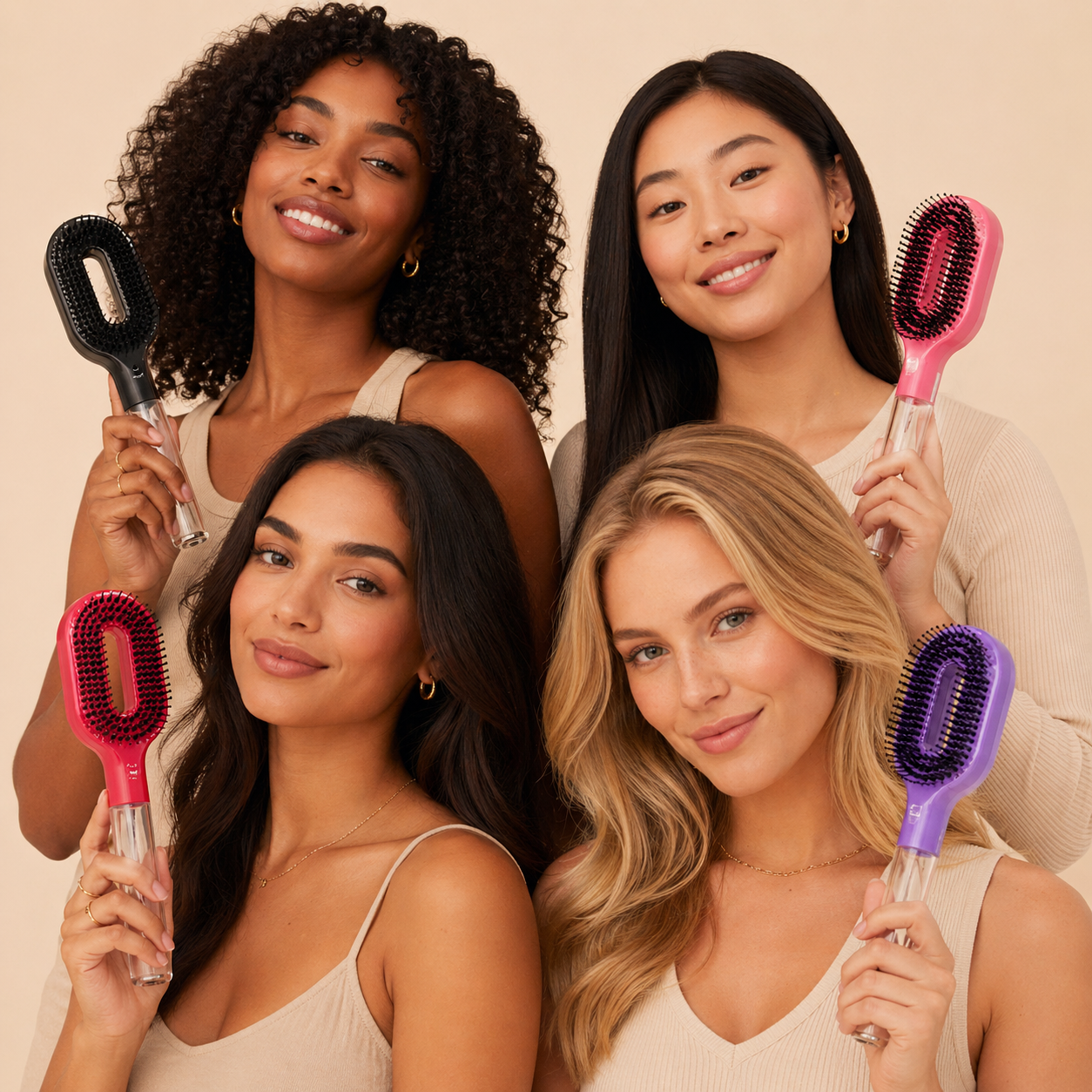 HelloChica Spray & Slay Hair Brush