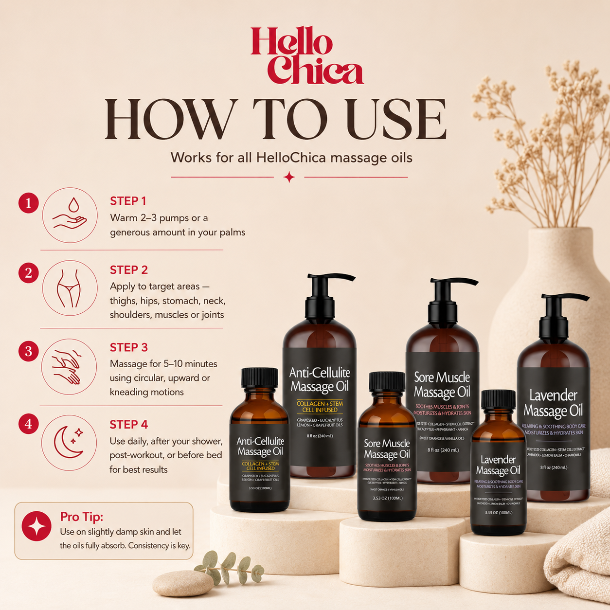 HelloChica™ Body Oil Collection
