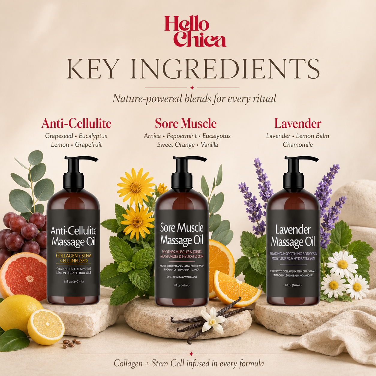HelloChica™ Body Oil Collection